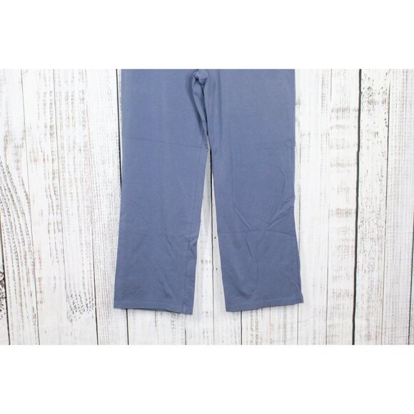 LL Bean Perfect Fit Pants Straight Leg Blue Size M Pet - Picture 3 of 8